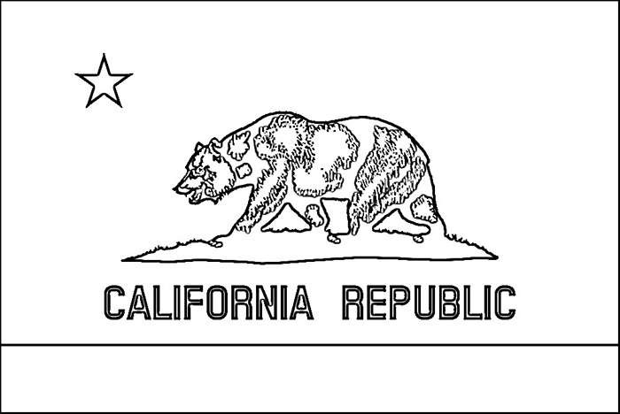 california republic prints coloring pages - photo #12