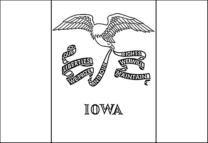 illinois state flag coloring pages - photo #35