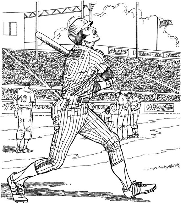 yankee team coloring pages - photo #35