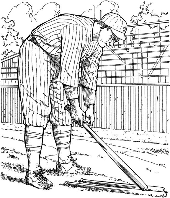 yankees baseball coloring pages - photo #13