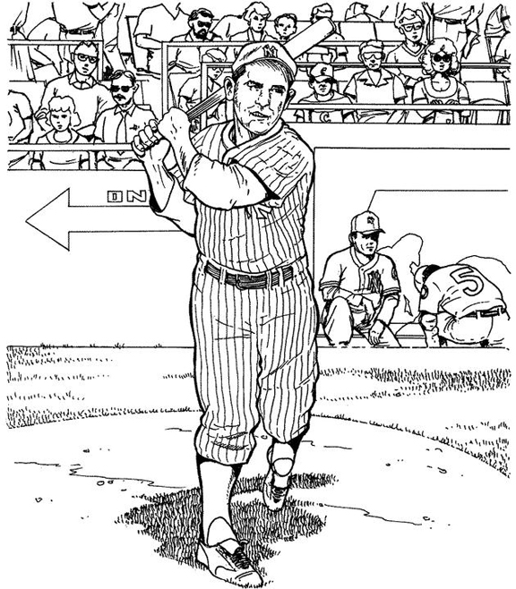 yankees baseball coloring pages - photo #20