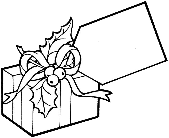 Gift Packages Coloring Pages Coloring Pages