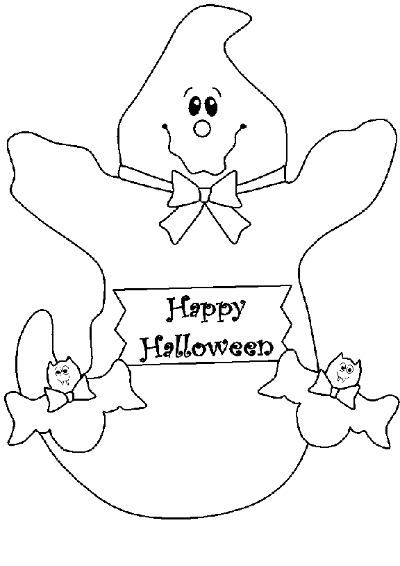 kaboose coloring pages halloween ghosts - photo #22