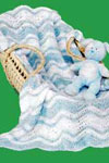 crochet ripple baby blanket