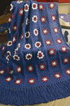 patriotic sunburst afghan