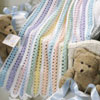 beary sweet stripes afghan
