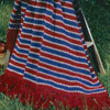 colonial stripe afghan