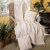 sculptured squares pillow and afghan
