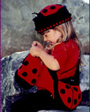 Loveable Ladybugs Hat & Purse Knitting Pattern