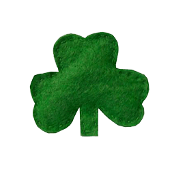 3 Leaf Clover St Patrick's Day Brooch