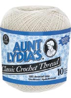 Aunt Lydia's Classic Crochet Thread Size 10 - Special Value | Purple Kitty