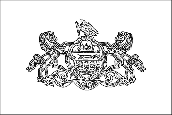 pennsylvania state coloring pages