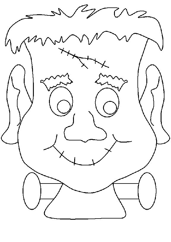 Halloween Monsters Coloring Pages 9