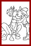 cowboy coloring pages