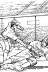 Safe at Third baseball coloring page