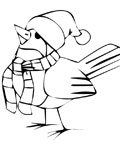 christmas bird