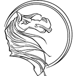 horse coloring page