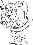 hunchback coloring page