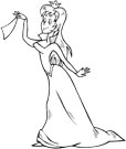 princess coloring page