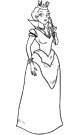 princess coloring page