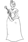 princess coloring page