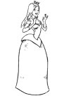 princess coloring page