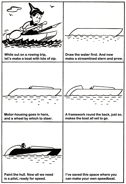 Speed boat drawing easily/ How to draw speed boat step by step