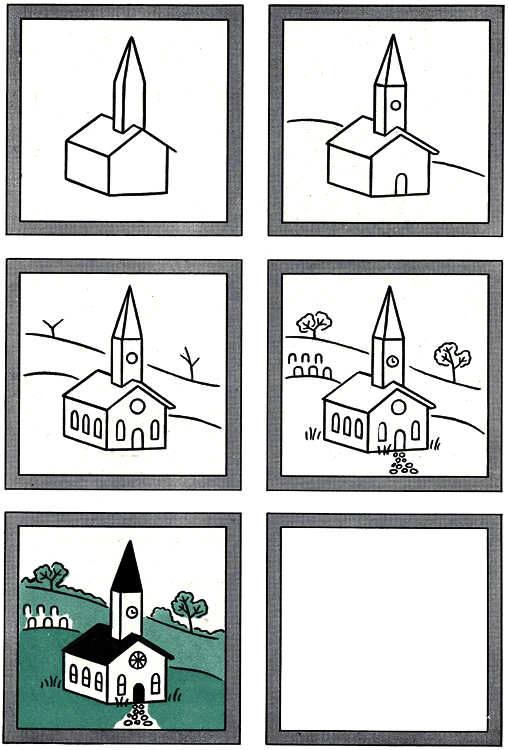 Amazon.com: 11x14 Custom Church Drawing with 16x20 Black Mat : Handmade  Products