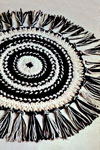 hairpin lace circular rug pattern