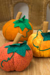 pumpkin pincushions
