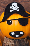 jolly roger pirate pumpkin