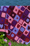 happy hearts afghan