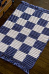 crochet checkerboard rug