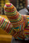 colorful crochet socks