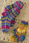 colorful knit kids socks