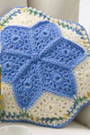 alaska snow flowers pillow