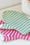 crochet bath mitt