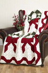 crochet wreaths afghan pattern