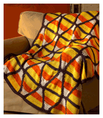 Candy Corn Throw