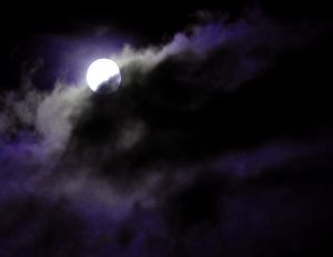 Halloween Blue Night Sky