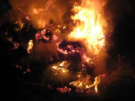 samhain bonfire