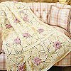 roses and pineapples crochet afghan pattern