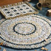 round and rectangle bag rug crochet patterns