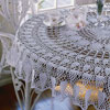 Carnation Splendor Tablecloth Thread Crochet Pattern