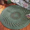 lacy clusters rug crochet pattern