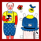 circus sam paper doll