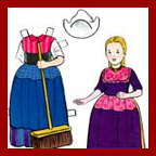 tulip time paper dolls