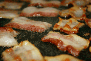 sizzling bacon