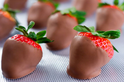 chocolate covered strawberries