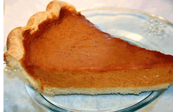 pumpkin pie pieces